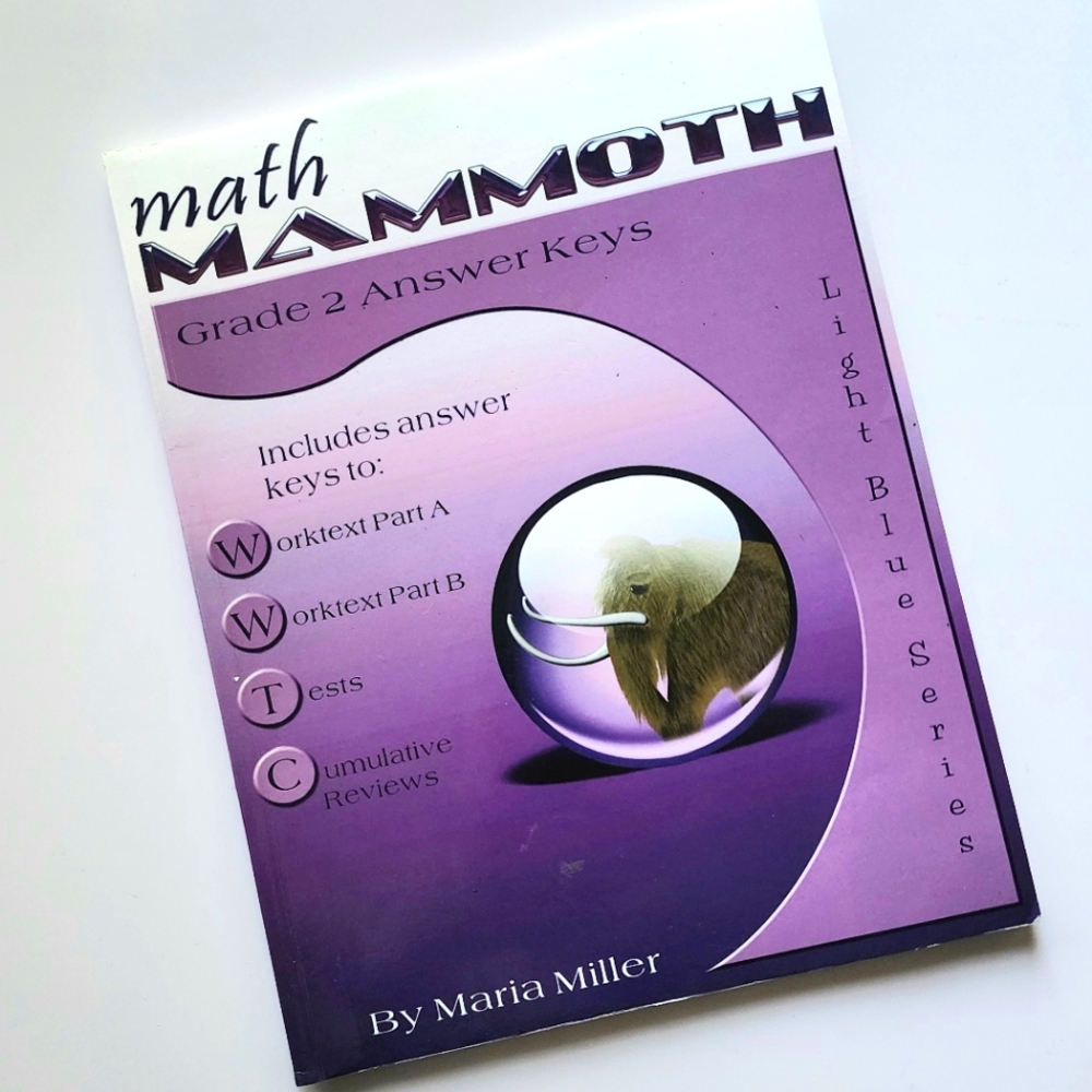 Math Mammoth Grade 2 Answer Keys - Light Blue